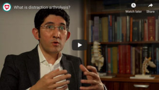 What is distraction arthrolysis?