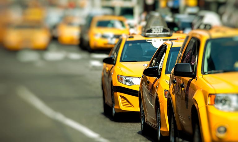 yellow taxis